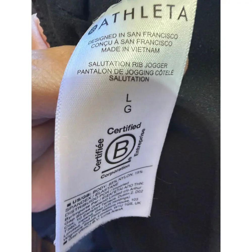Athleta Salutation High Rise Jogger Size L